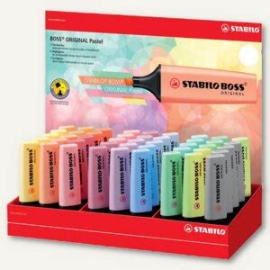 Stabilo Textmarker Boss Original Pastel Keilspitze Mm