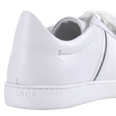 Versace Leather Shoes Men In White For Men Lyst