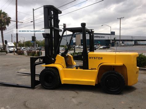 Hyster Forklift 15 500 Lbs Capacity Model H155xl Diesel Perkins Engine