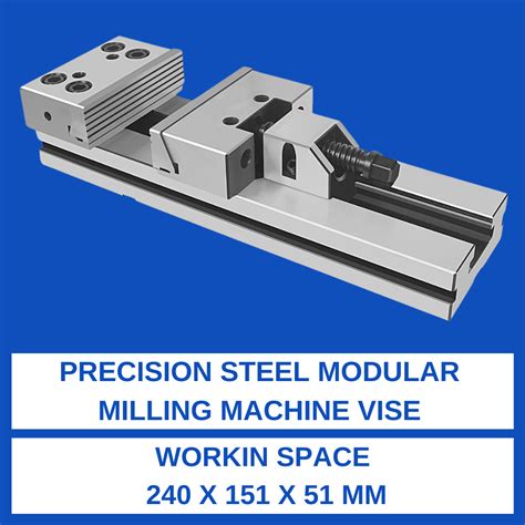 PRECISION STEEL MODULAR MILLING MACHINE VISE - Banka Machine