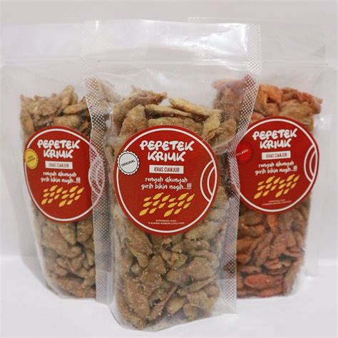 Jual Cemilan Ikan Pepetek Kriuk Renyah Dan Gurih Rasa Original Shopee