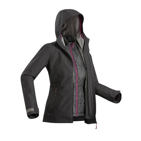 3 In 1 Jacke Travel 500 Damen Forclaz Decathlon