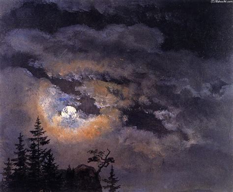 Reproducciones De Pinturas Estudio De Las Nubes En La Luna Llena 1822