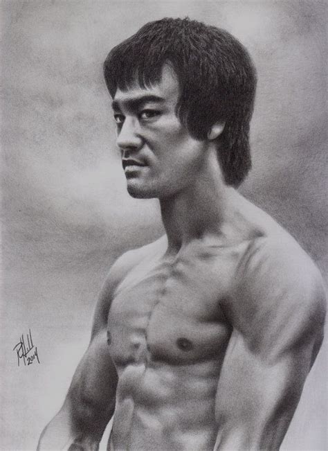 Bruce Lee By Dorian B2 Drawing First Pinned To Celebrity Art Board