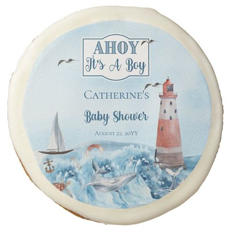 Ocean Baby Showers Baby Boy Shower Catherines Ahoy Baby Shower