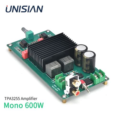 Unisian W Tpa Mono Amplificador De Udio Digtial Alta Pot Ncia