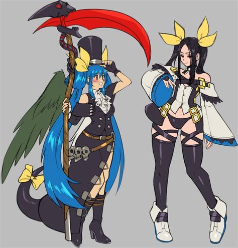 Dizzy And Testament Guilty Gear And 2 More Drawn By Kitsune23star