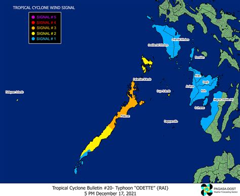 Typhoon Odette Rai Advisory No 10 Typhoon2000 Philippine Tc Advisories