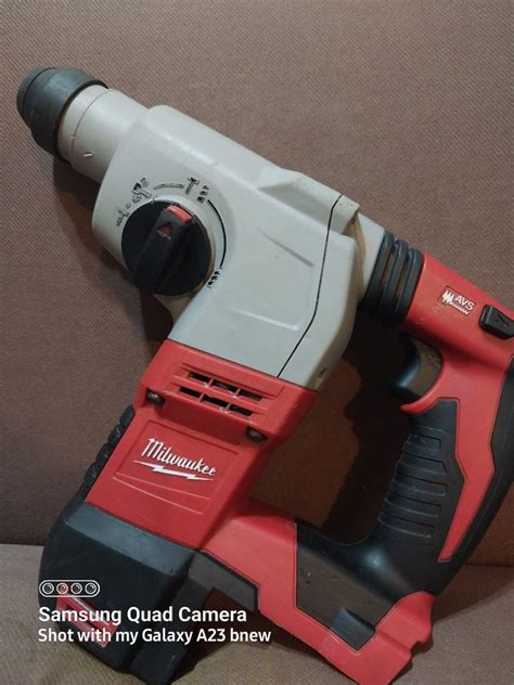 Milwaukee 18v sds rotary hammer drill, Furniture & Home Living, Home Improvement & Organization ...