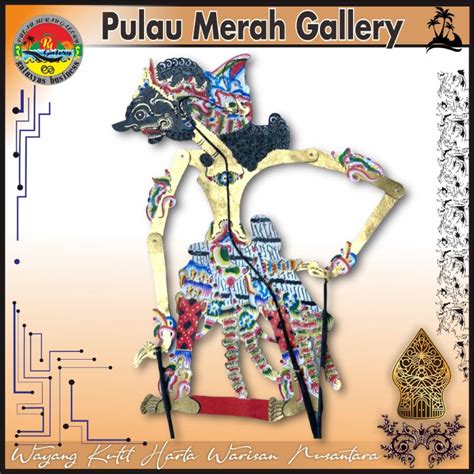 Jual Wayang Kulit Sapi Asli Antasena Ontoseno Gagrak Solo Kualitas