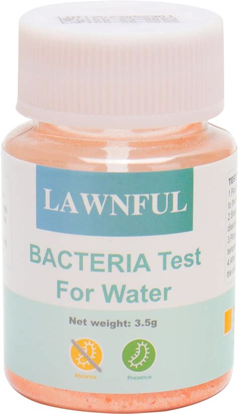 LAWNFUL 4 Bottles Coliform Bacteria Test Kit For Drinking Water Easy