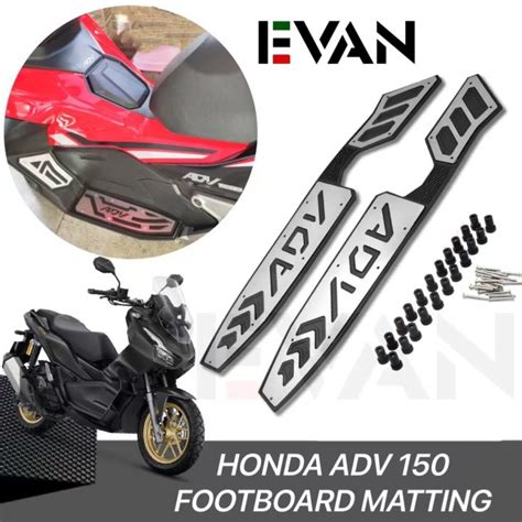 Evan Shop Honda Adv Footrest Matting Rubber Footboard Matting With