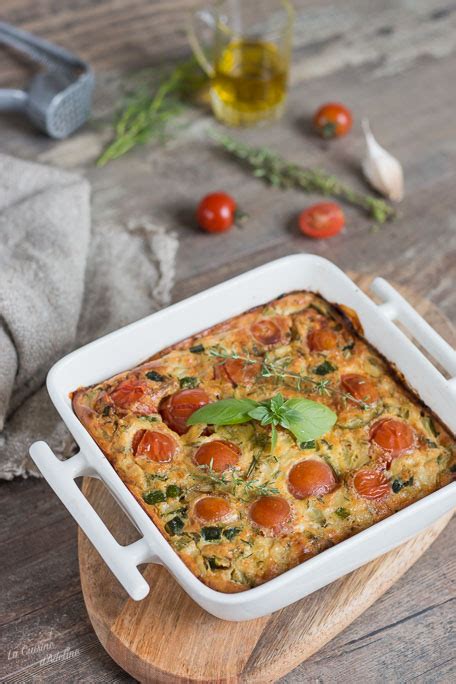 Clafoutis De Courgette Et Tomates La Cuisine D Adeline