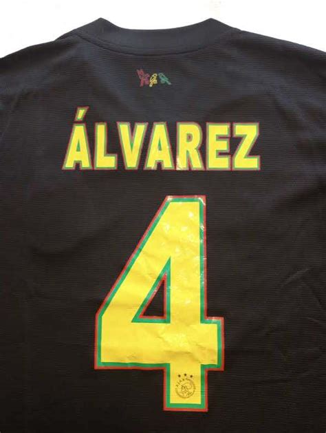 Edson Alvarez Ajax Amsterdam UCL Bob Marley Stadium Third Soccer Jersey ...