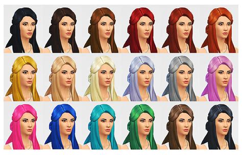 My Sims 4 Blog Lumialover Sims Sawyer Hair For Females