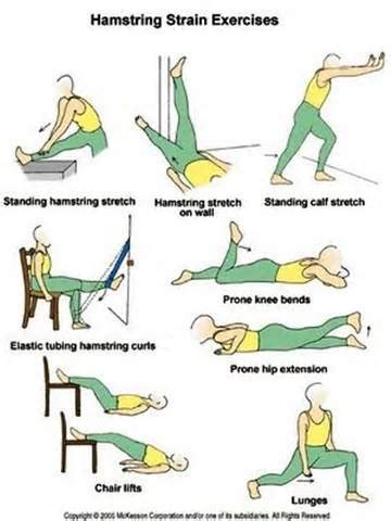 STRETCHES FOR A STRAINED HAMSTRING 1 - Muscle Pull | Muscle Pull