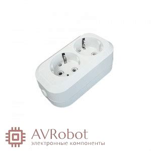 Блок из 2 розеток с заземлением 16А 250В 3,6кВт для удлинителя цена ...