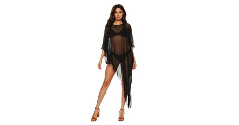 AdanWall Balconette Bikini Sexy Strandkleid Mit Netzstoff 1 St