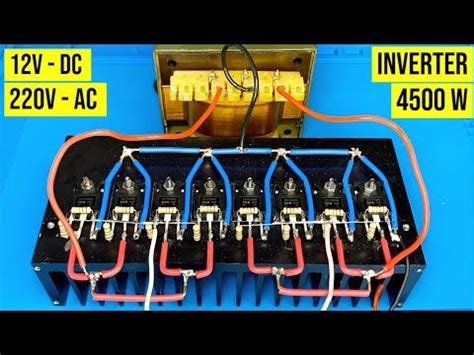 How To Make Simple Inverter W Sine Wave Mosfet Irfz N