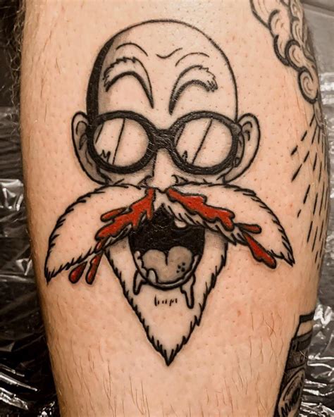 The Master Roshi Tattoo My Wife Did On Me R Dbz