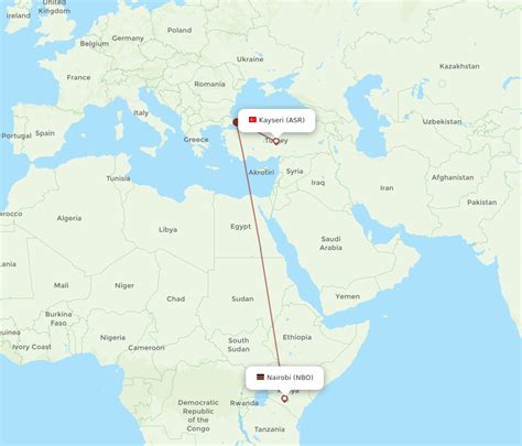 All Flight Routes From Kayseri To Nairobi Asr To Nbo Flight Routes