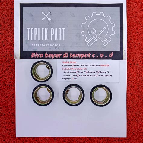 Jual Retainer Gear Box Plus Seal Debu Beat Fi Vario Scoopy Plat Gigi