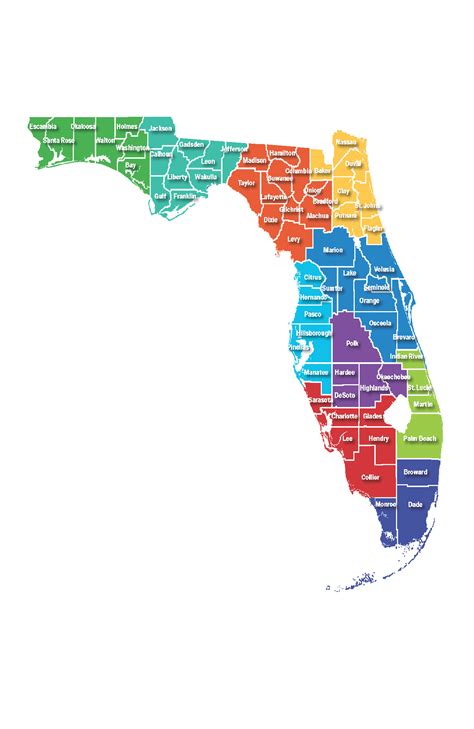 Florida County Map Pdf - Sarah Cornelle