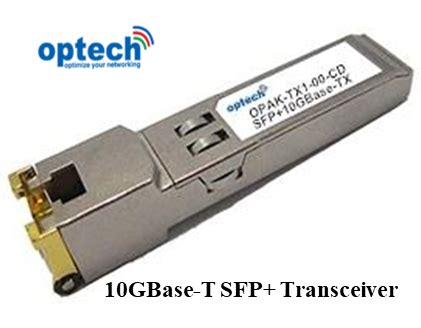 10GBase-T SFP+ Transceiver small - Optech Technology Blog