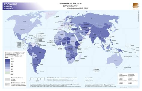 Croissance Du PIB Annuel 2010 Cartoprodig Des Cartes Pour
