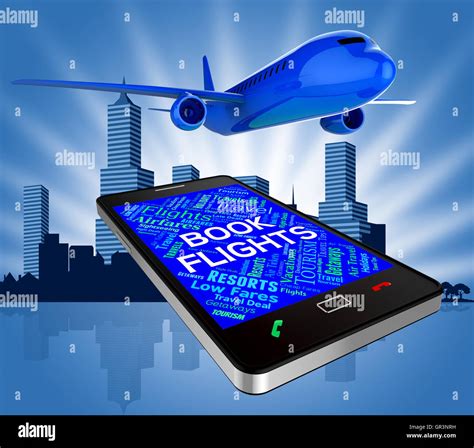 Book Flights Meaning Aeroplane Plane And Booked Stock Photo Alamy