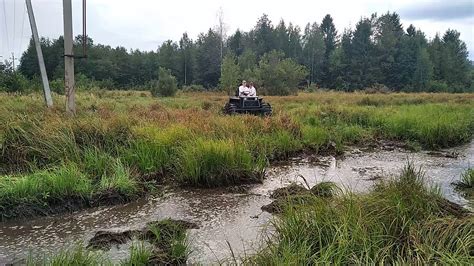 Вездеход после переделки на вариатор и бескамерные колеса. - YouTube