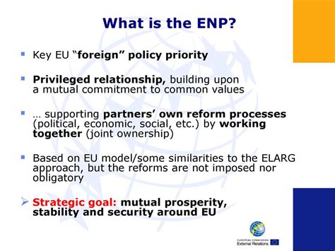 The European Neighbourhood Policy (ENP) and the ENPI financial ...