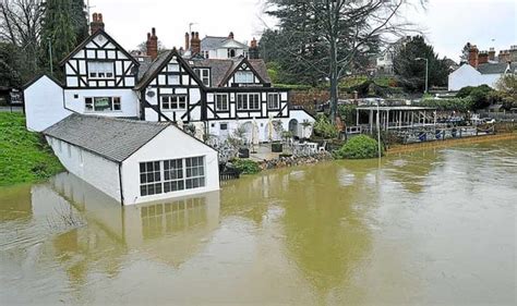 Video: Dramatic aerial view of flooding in Shrewsbury | Express & Star