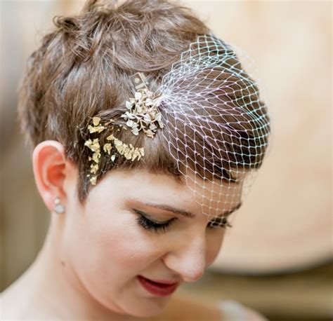 1001 Idées Pour Une Coiffure Mariage Cheveux Courts Les Coiffures