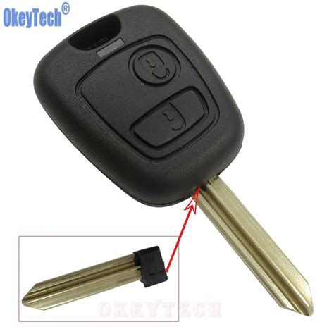 Okeytech Funda De Llave De Coche Con Botones Carcasa De Mando A