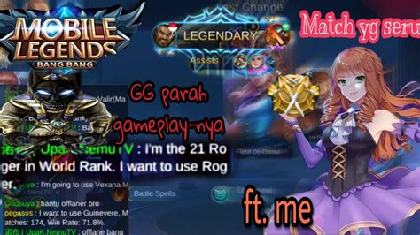 Lagi Rank Ketemu Top Global Roger Mainnya Jago Parah Mobile Legends