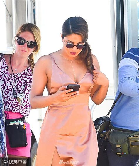 Pin On Hot Fashion Priyanka Chopra Slip Dress