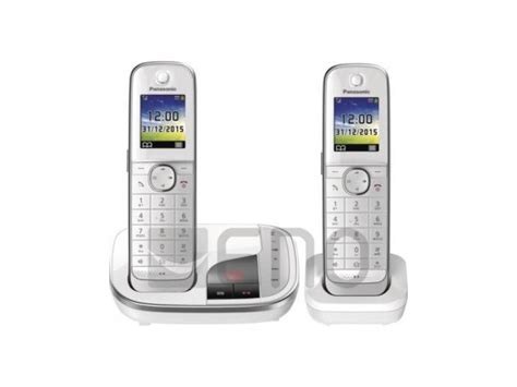 Panasonic Kx Tgj Gw Schnurloses Duo Dect Telefon Mit Ab Wei Conforama