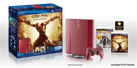 God of War: Ascension Legacy Bundle Includes Garnet Red PS3 ...