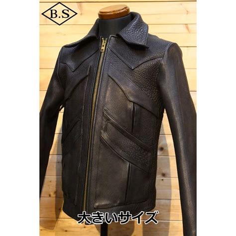 ネイキッドサン NAKED SUN レザージャケット NS001003 Promised Land BUFFALO プロミスドランド バッファロー REDBLACK レッドブラック 大きい