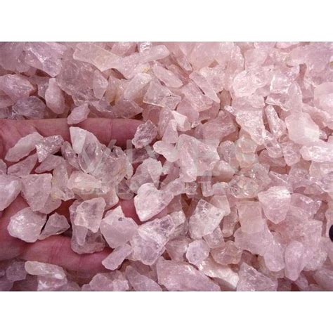 Raw Rose Chip Quartz Pack Kg Vives De La Cortada