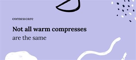 3 Types Of Eye Warm Compresses Corneacare