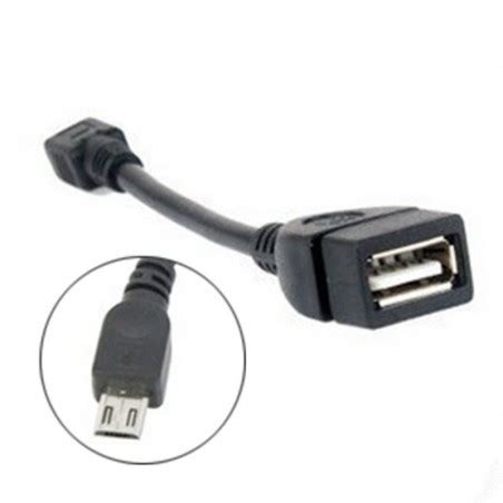 Cable OTG Micro USB Macho A USB Hembra