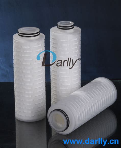 Hydrophobic Ptfe Membrane Filter Cartridge With Integrity Testing