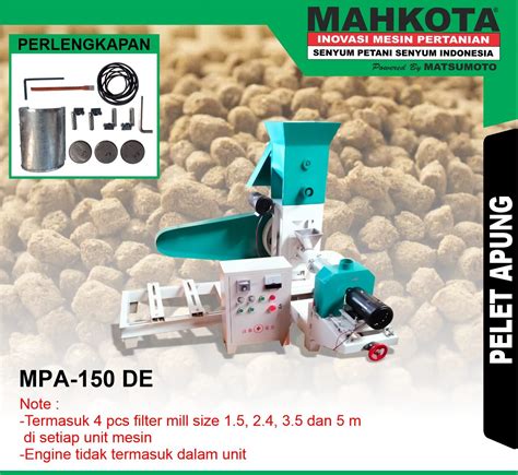 Mpa De Pellet Machine Apung Mesin Cetak Pelet Apung Mahkota