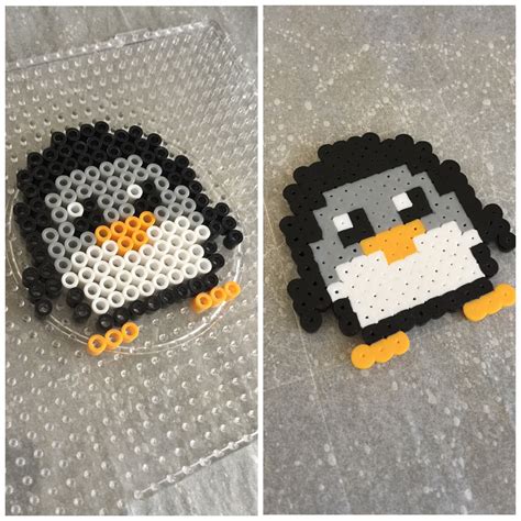 Bügelperlen Pingu Easy Perler Bead Patterns Melty Bead Patterns Diy