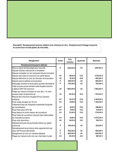 Exemple De Devis Charpente Survivalweekend