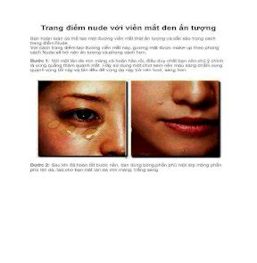 Trang điểm nude với viền mắt đen ấn tượng pdf