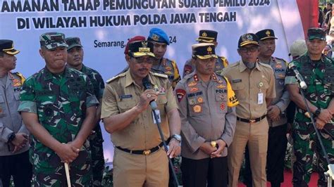 Kapolda Jateng Umumkan Pilpres Pada 183 TPS Di Kabupaten Demak Ditunda