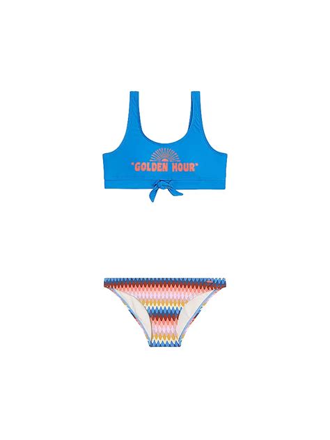 PROTEST Mädchen Bikini Prtnaom JR Neckholder blau